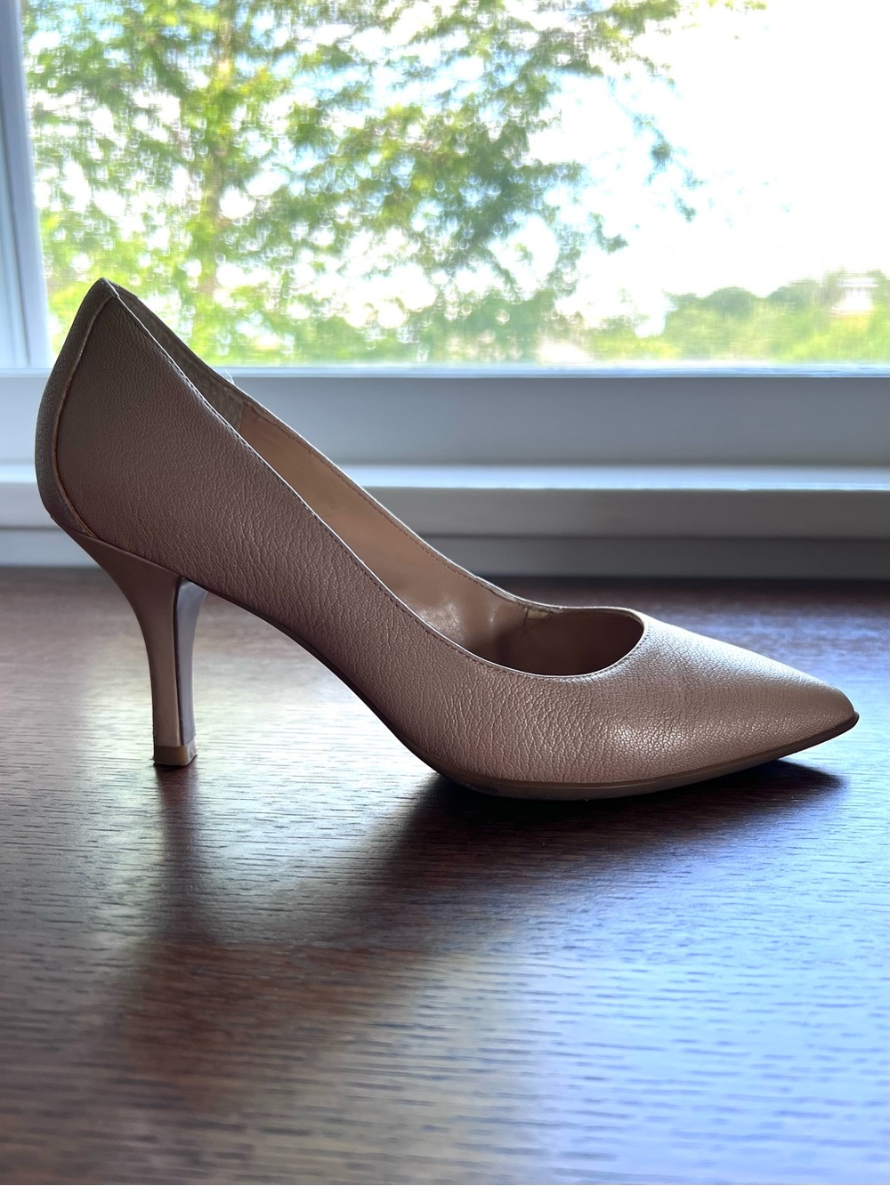BCBG Paris Buff Leather Pumps